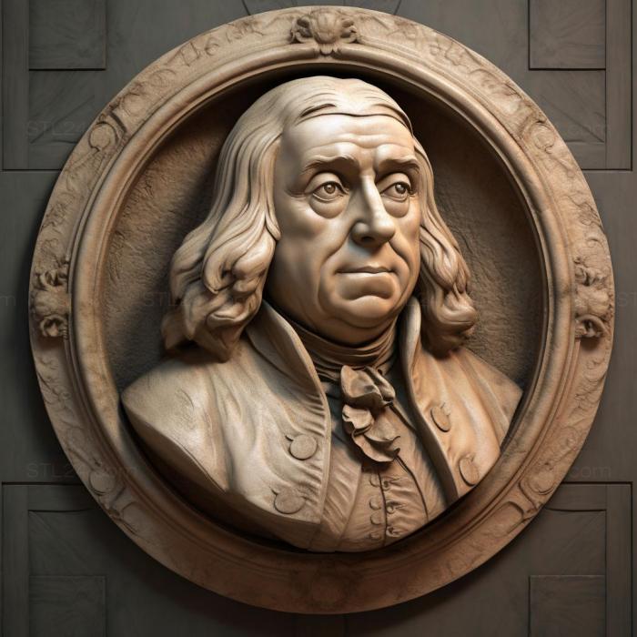 Famous (Jeremiah Bentham 3, 3DFMS_8038) 3D models for cnc